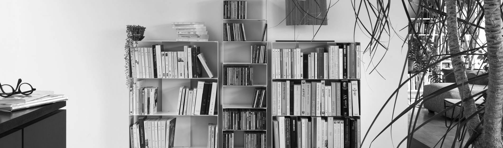 Piccola libreria per la sala da pranzo