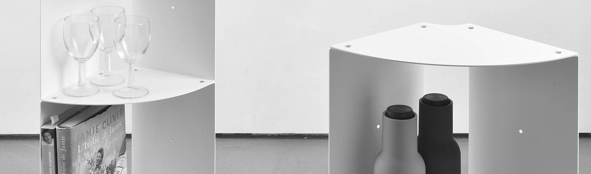 Mensole Angolari In Metallo Milano